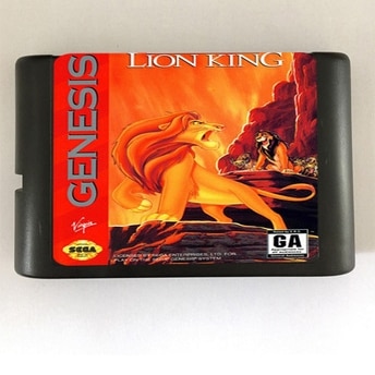Lion King-MegaDrive Genesis ܼ  16 Ʈ MD  īƮ
